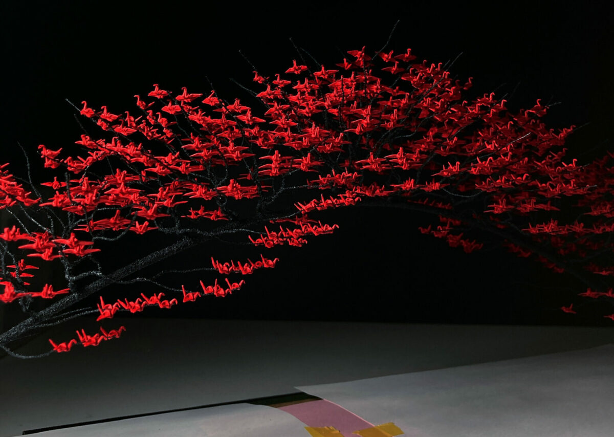 Stunning Bonsai Trees With Their Leaves Composed Of Hundreds Of Tiny Paper Cranes By Naoki Onogawa 1