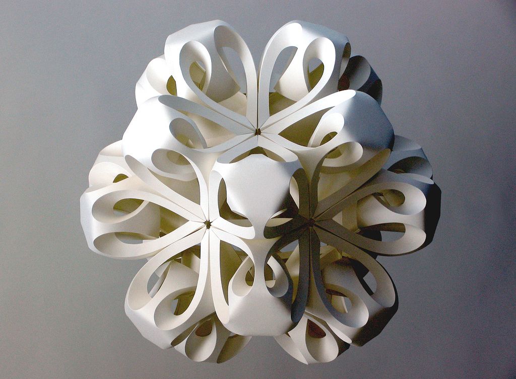 Amazingly intricate modular paper sculptures by Richard Sweeney