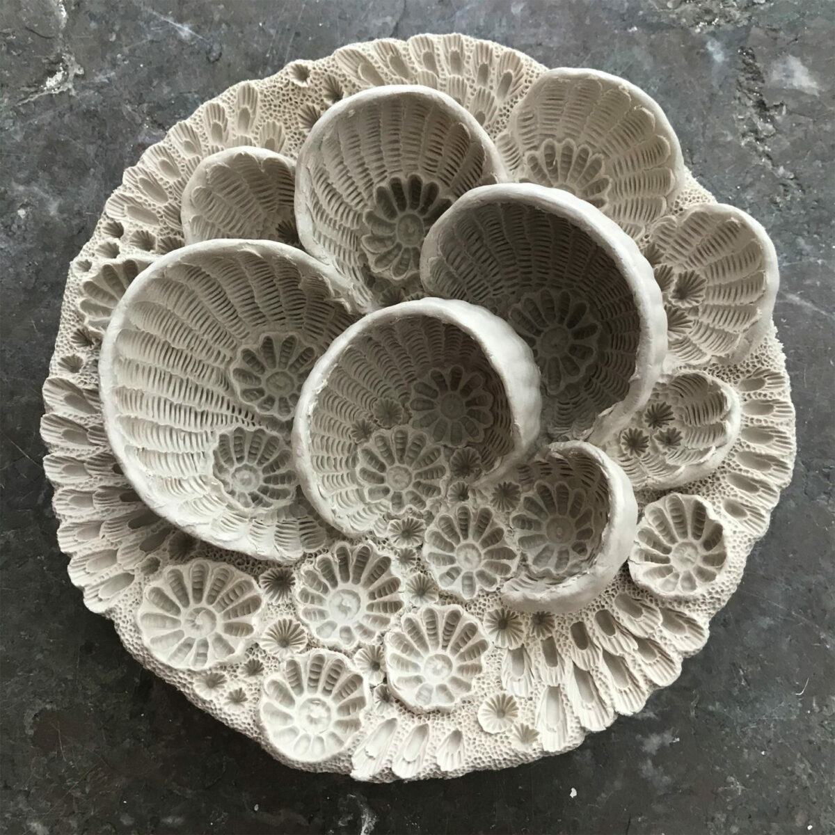Intricate Abstract Porcelain Sculptures By Lisa Seaurchin 28