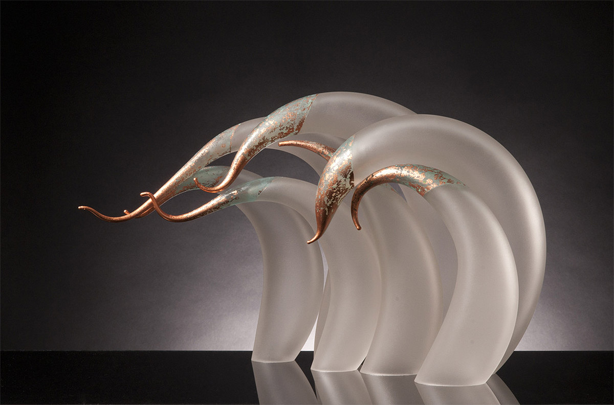 Magnificent Abstract Glass Sculptures By Rick Eggert 11