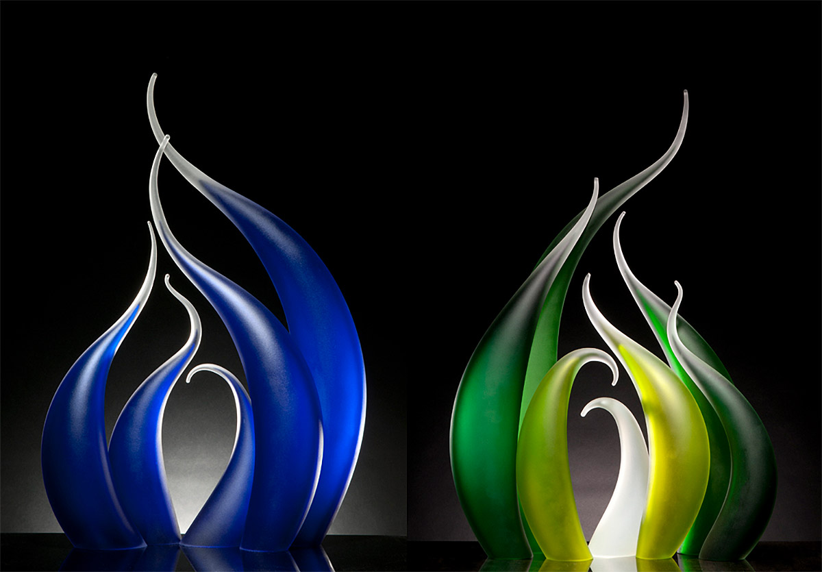 Magnificent Abstract Glass Sculptures By Rick Eggert 12