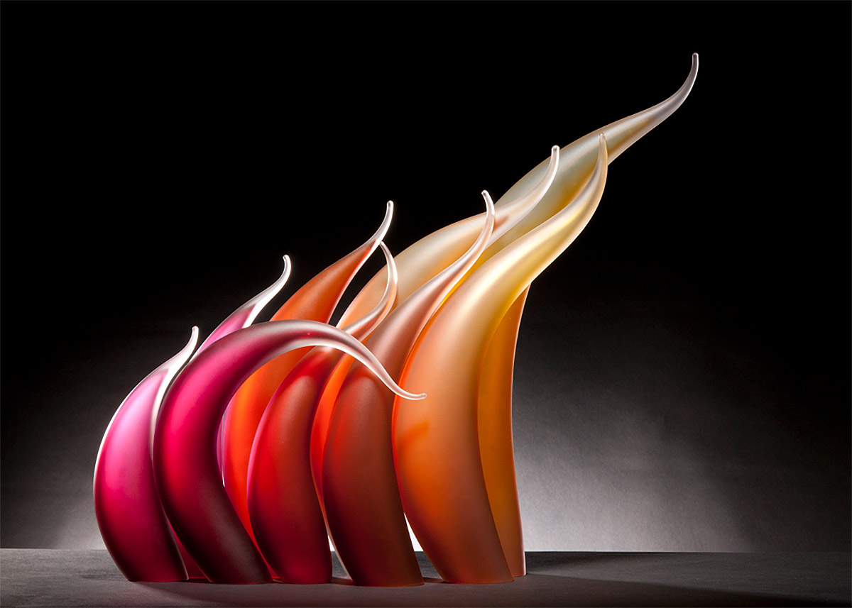 Magnificent Abstract Glass Sculptures By Rick Eggert 4