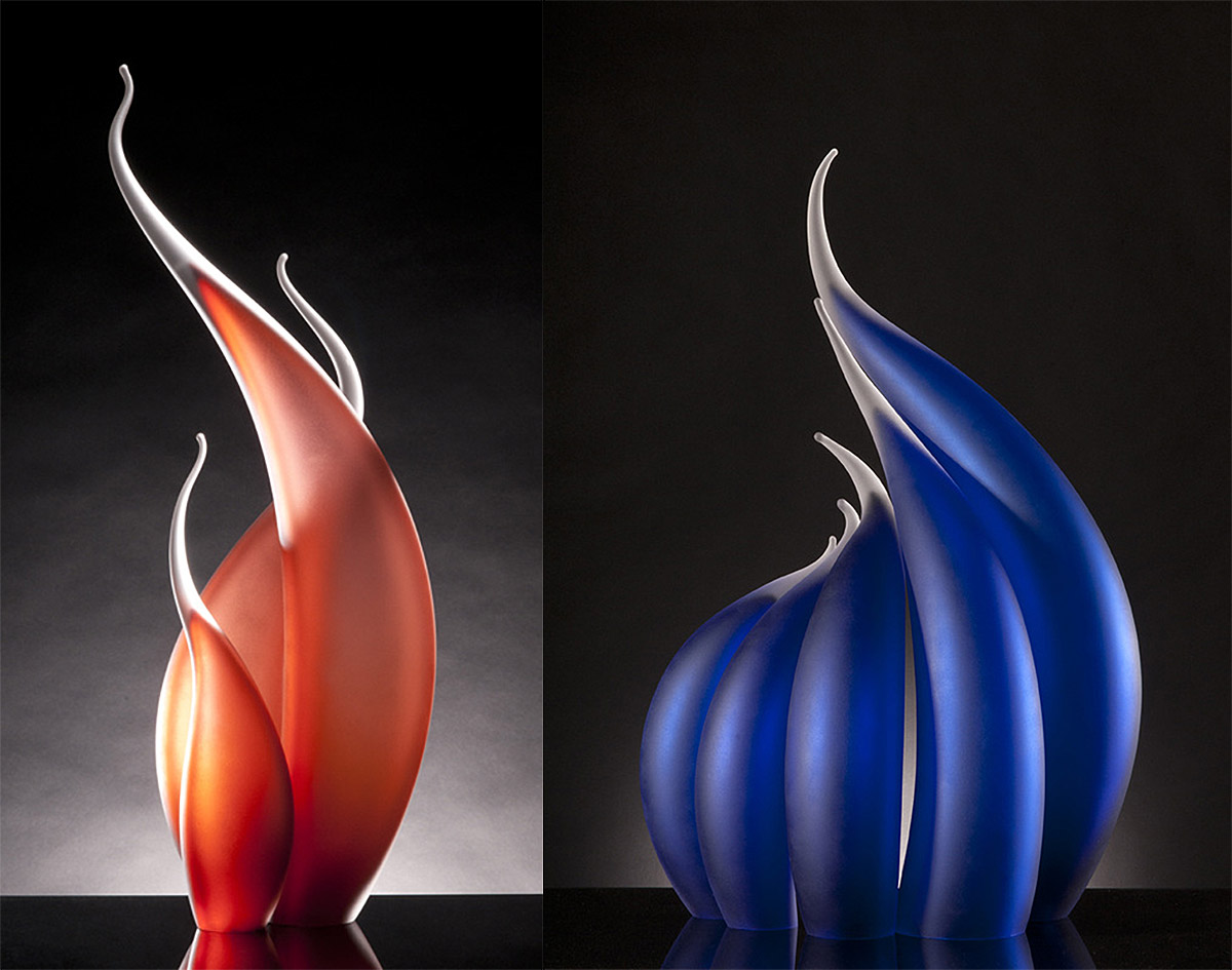 Magnificent Abstract Glass Sculptures By Rick Eggert 5