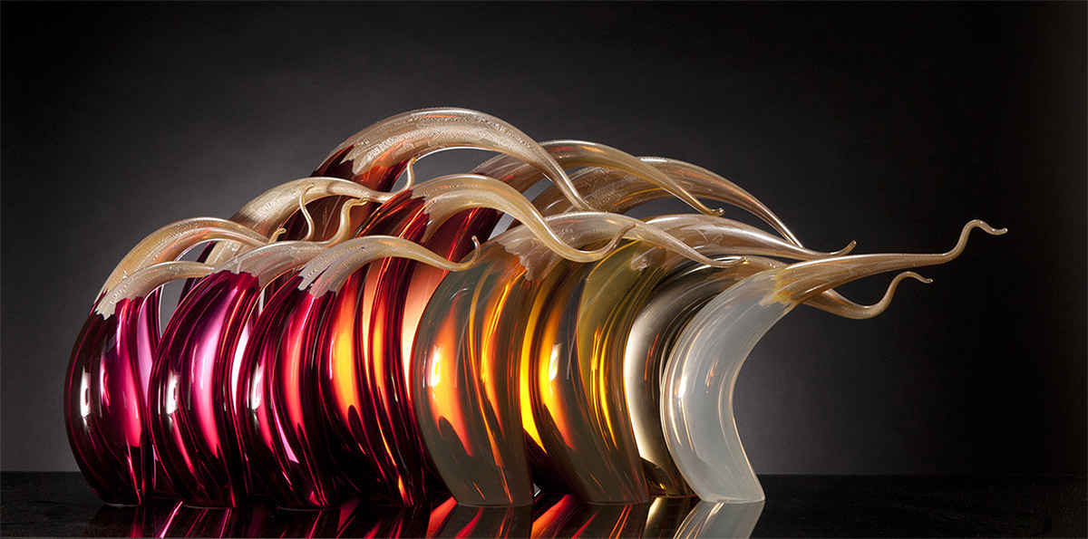 Magnificent Abstract Glass Sculptures By Rick Eggert 6