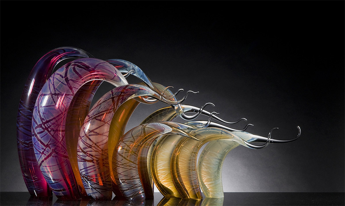 Magnificent Abstract Glass Sculptures By Rick Eggert 7
