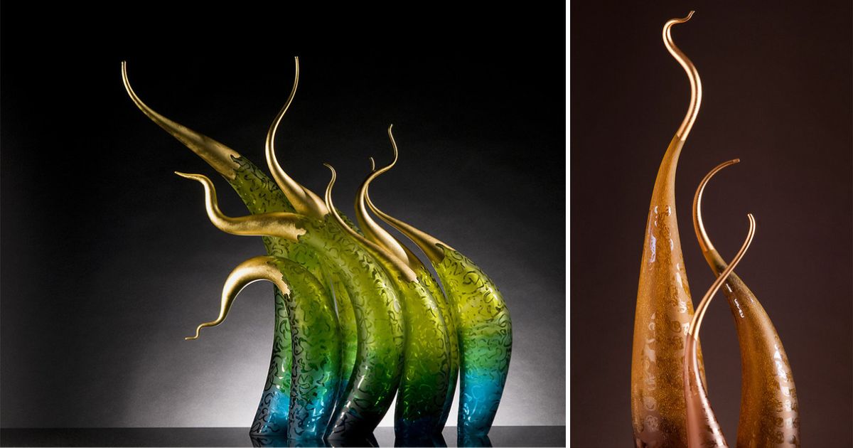 Magnificent abstract glass sculptures by Rick Eggert — Visualflood Magazine