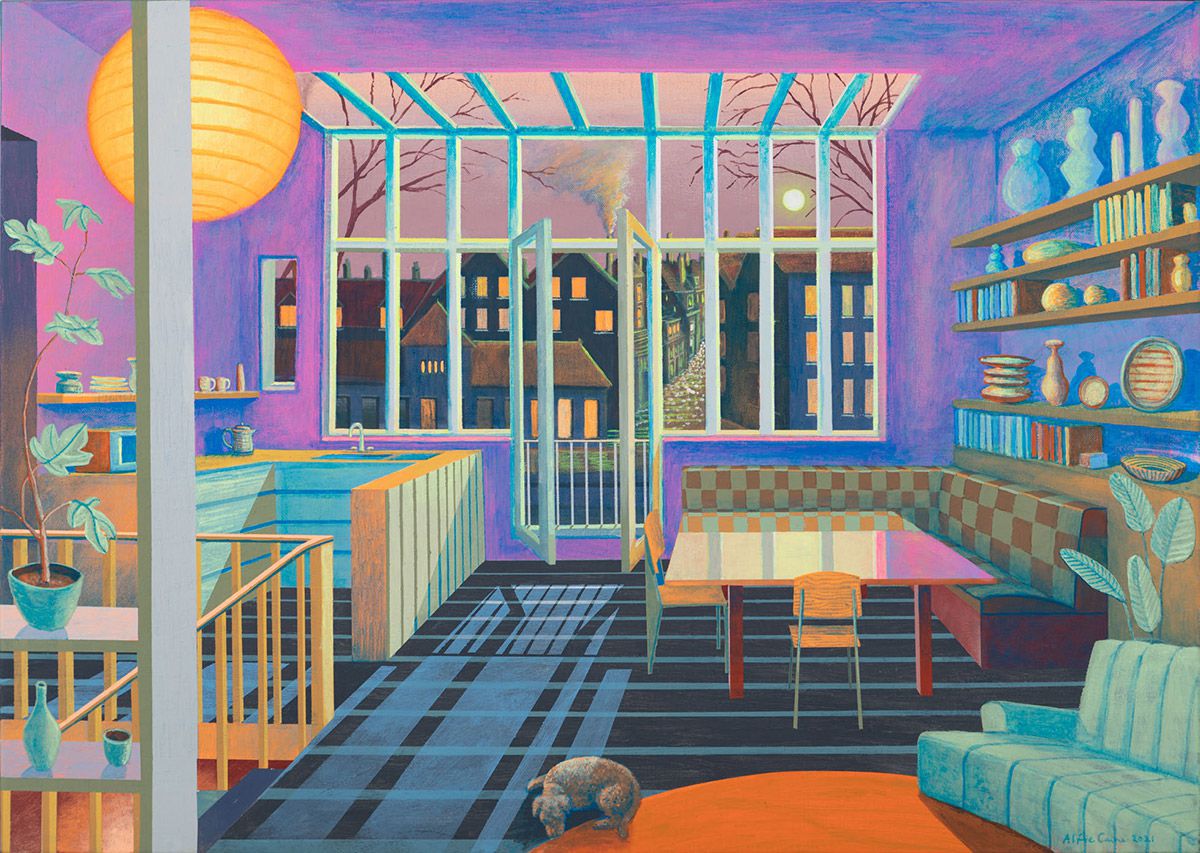 The fantastical and colorful everyday environments of Alfie Caine