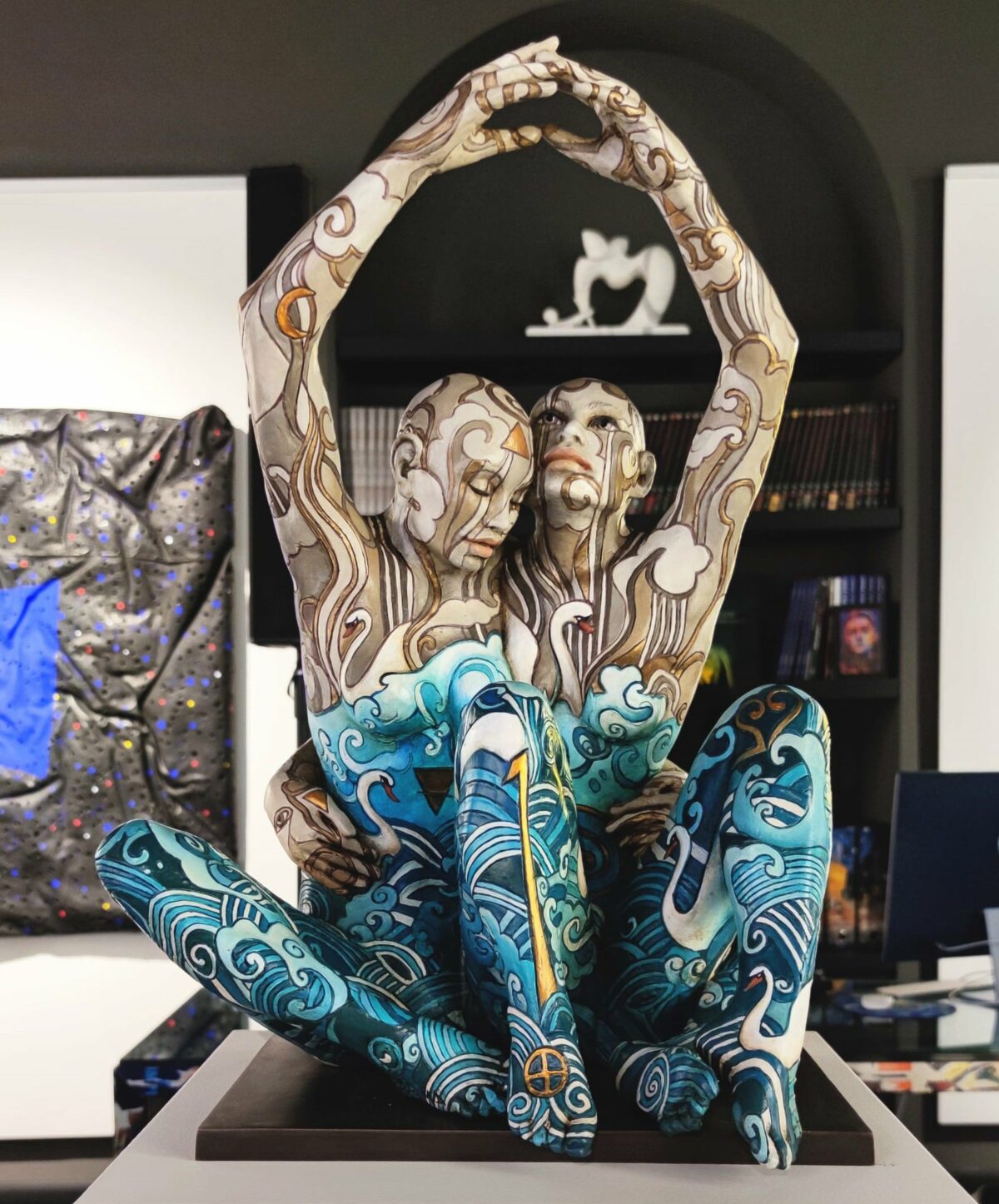 Expressive Figurative Sculptures Gorgeously Covered By Colorful Patterns By Paola Epifani Rabarama 12