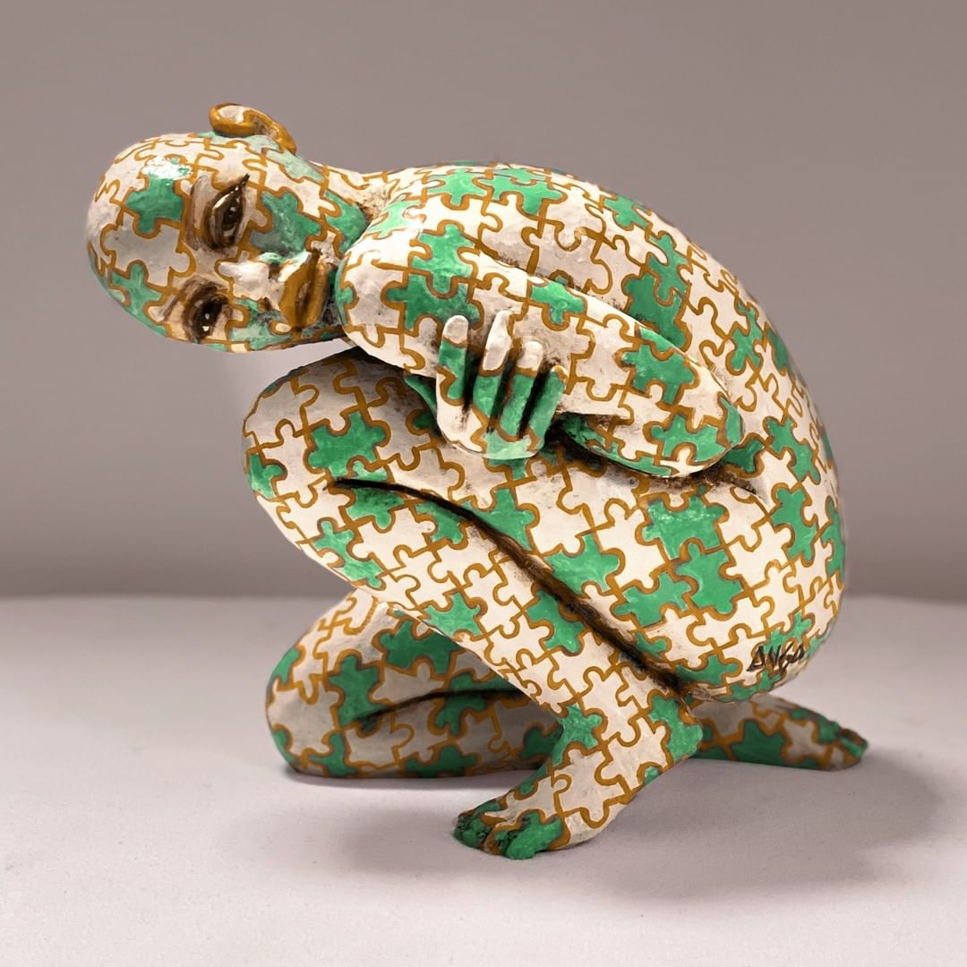 Expressive Figurative Sculptures Gorgeously Covered By Colorful Patterns By Paola Epifani Rabarama 16