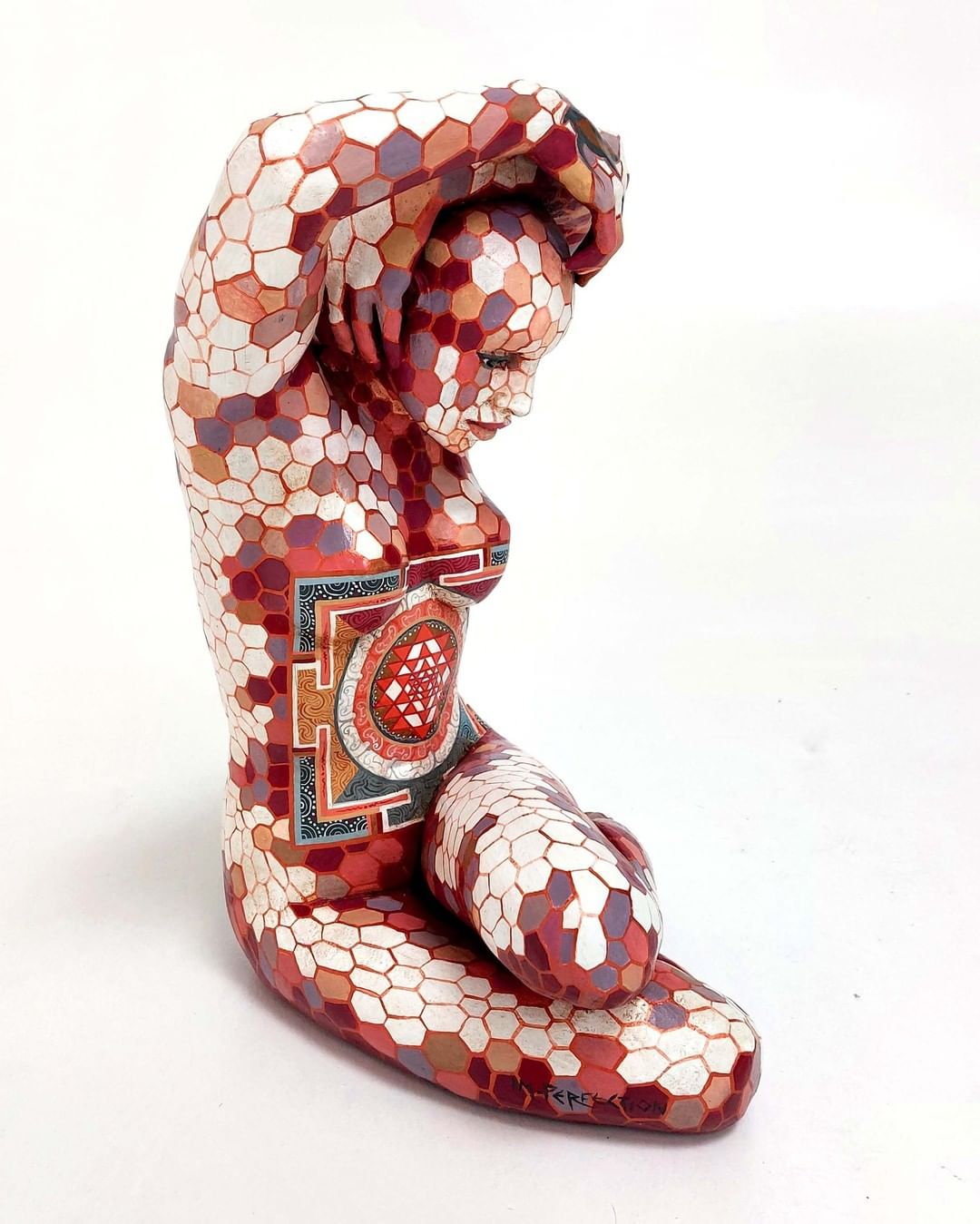 Expressive Figurative Sculptures Gorgeously Covered By Colorful Patterns By Paola Epifani Rabarama 22