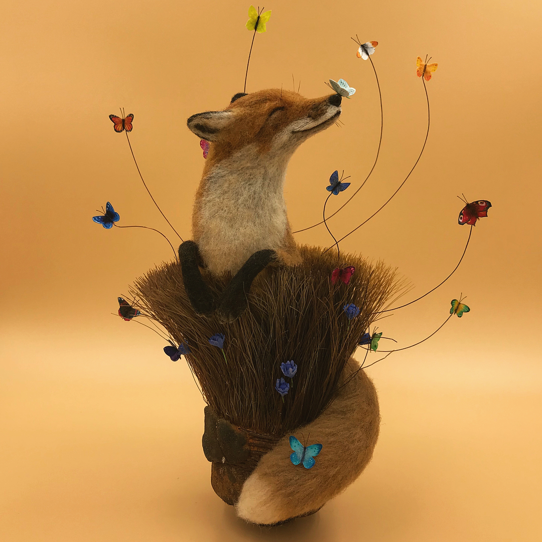 Felted Wildlife Gorgeous Miniature Animal Sculptures By Simon Brown And Katie Corrigan 13