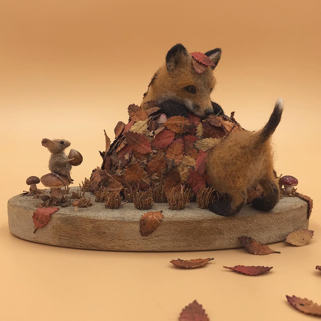 Felted Wildlife Gorgeous Miniature Animal Sculptures By Simon Brown And Katie Corrigan 15