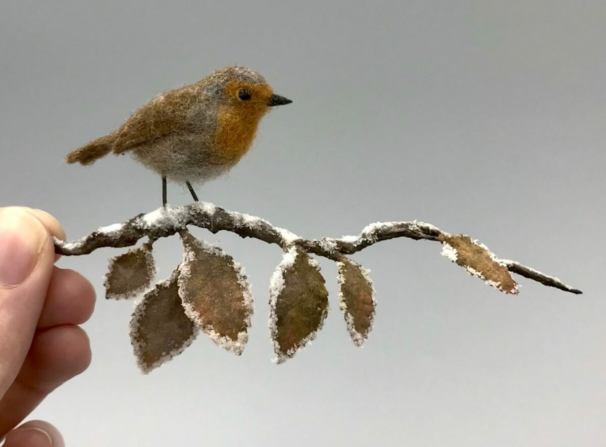 Felted Wildlife Gorgeous Miniature Animal Sculptures By Simon Brown And Katie Corrigan 7