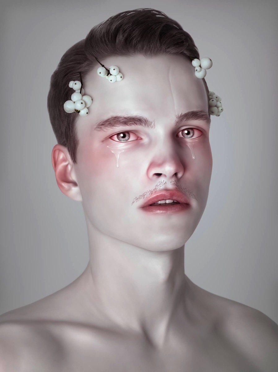 Gorgeous Surrealist Portraits With A Porcelain Style By Oleg Dou 1