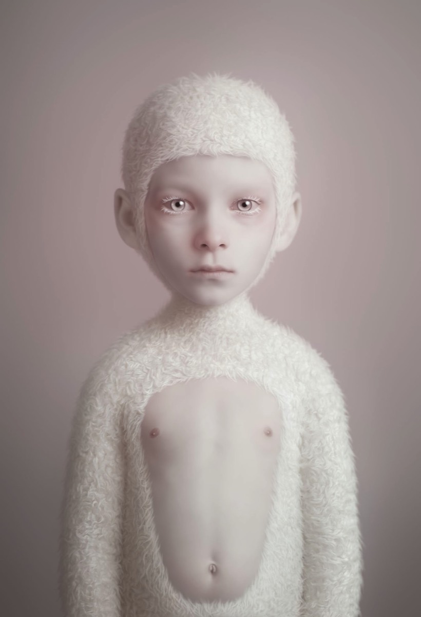 Gorgeous Surrealist Portraits With A Porcelain Style By Oleg Dou 10