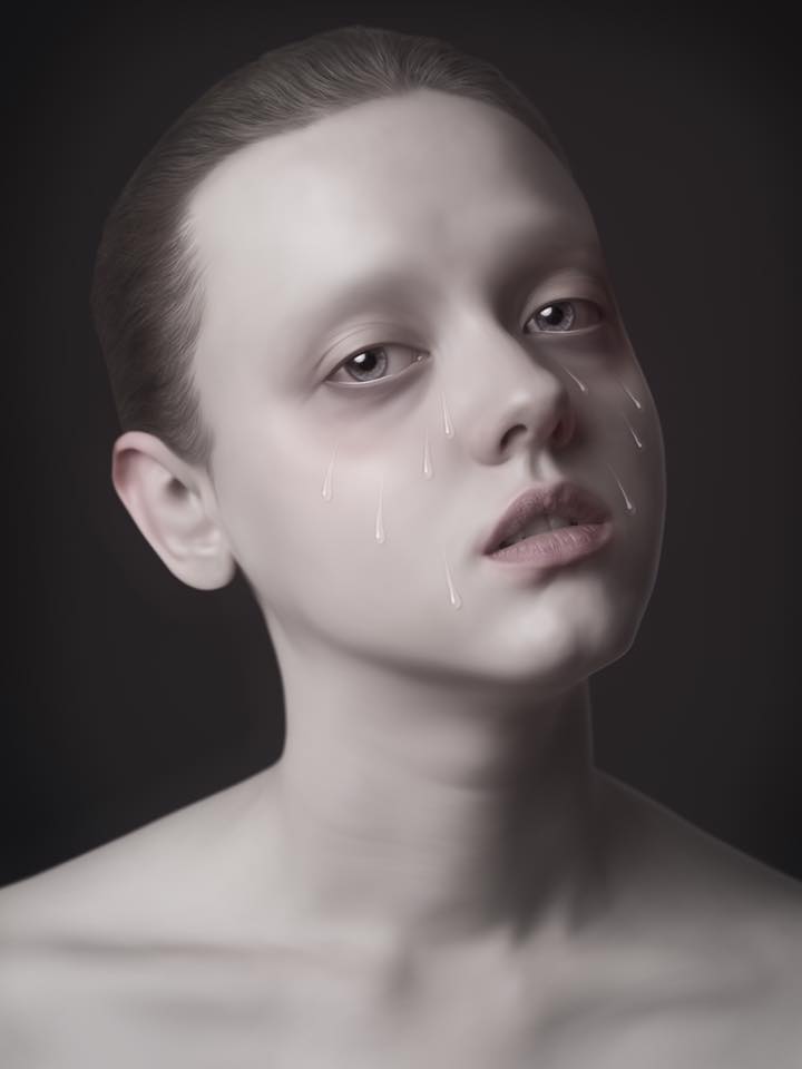 Gorgeous Surrealist Portraits With A Porcelain Style By Oleg Dou 14