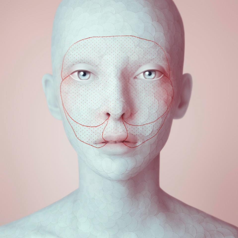 Gorgeous Surrealist Portraits With A Porcelain Style By Oleg Dou 3