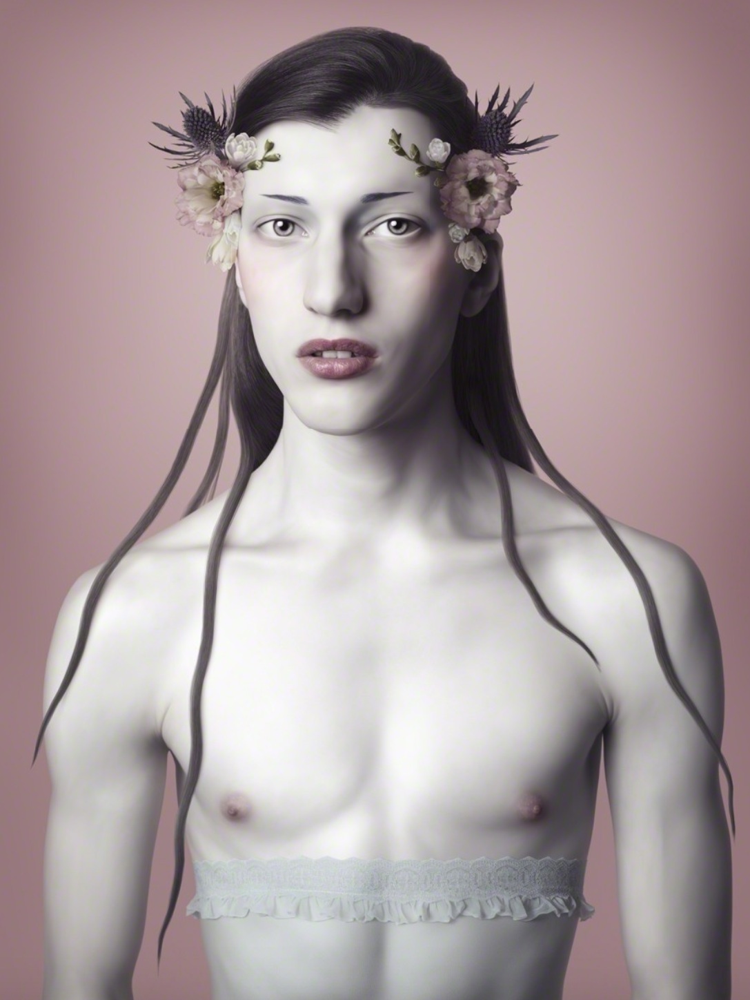 Gorgeous Surrealist Portraits With A Porcelain Style By Oleg Dou 4