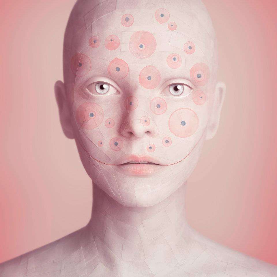 Gorgeous Surrealist Portraits With A Porcelain Style By Oleg Dou 9