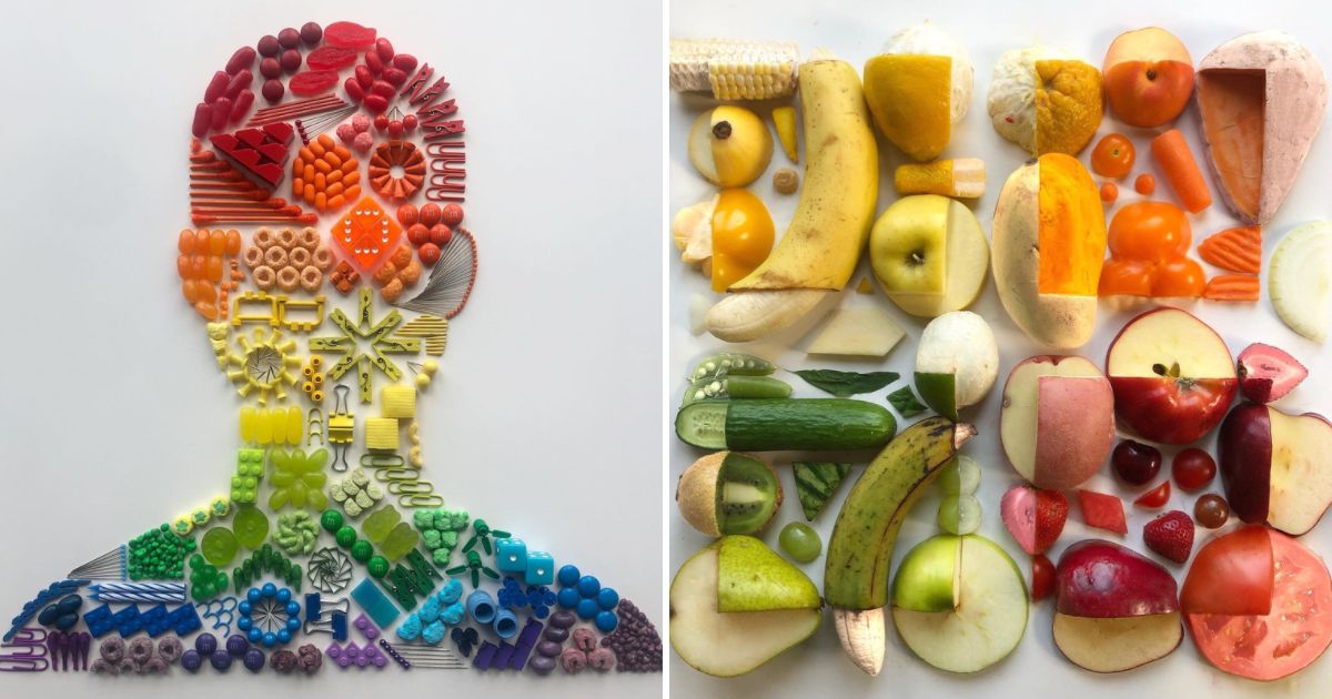 Hypnotizing Pattern Arrangements Of Food And Everyday Objects By Adam Hillman 6