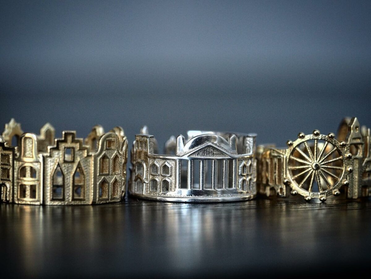 Striking Cityscape Rings In The Shape Of Skylines Of Iconic Cities By Ola Shekhtman 16