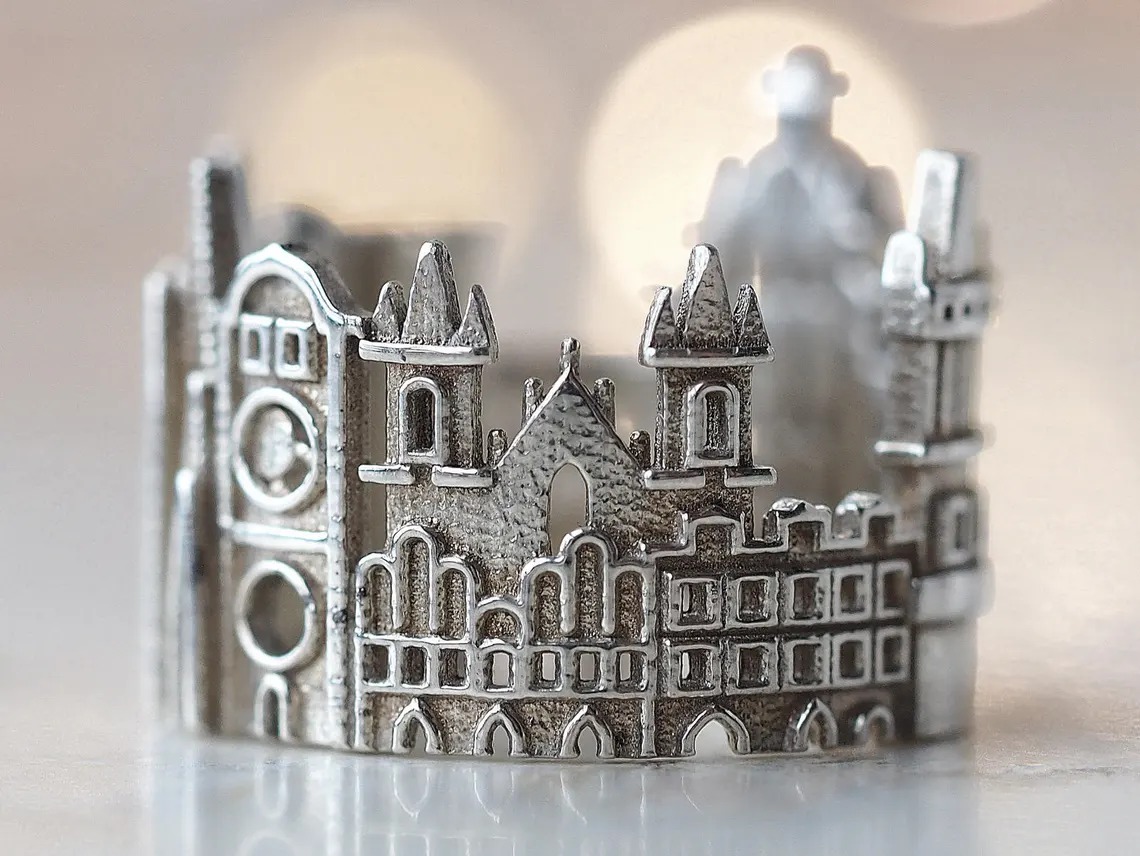 Striking Cityscape Rings In The Shape Of Skylines Of Iconic Cities By Ola Shekhtman 5