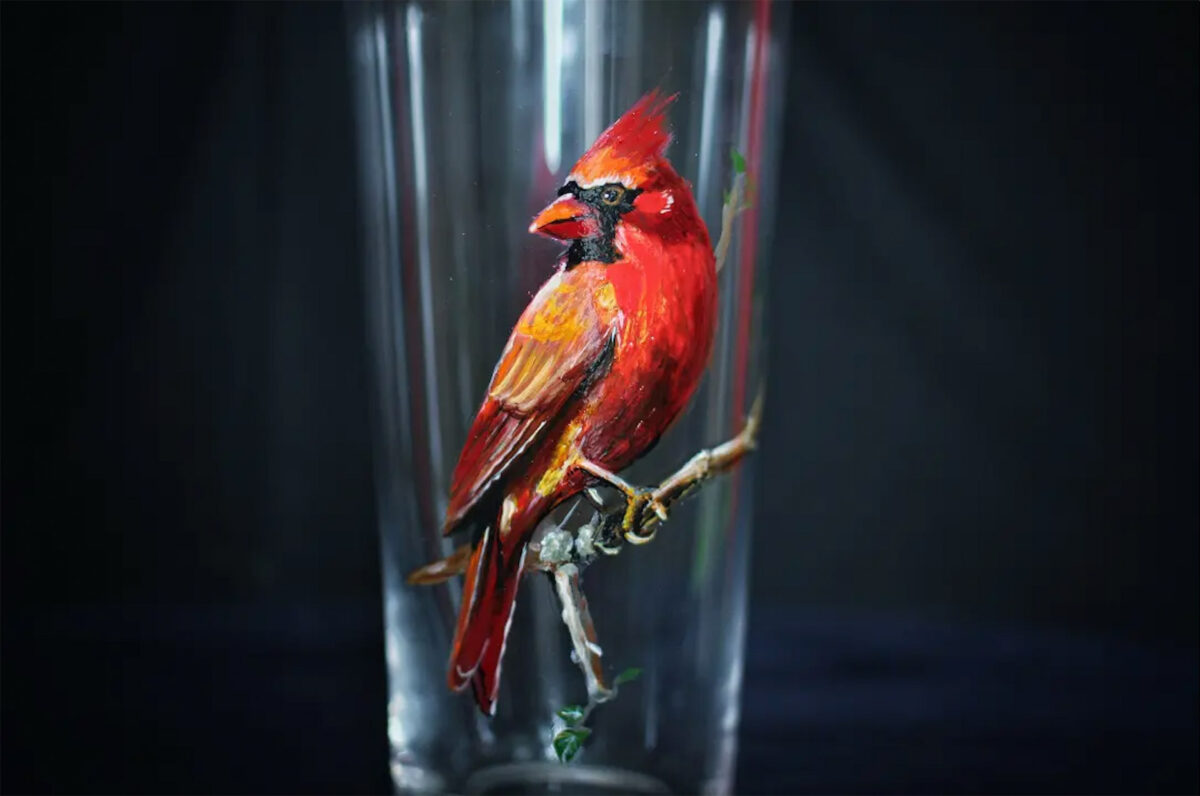 Stunning Realistic Glass Paintings By Silvia Popescu 7