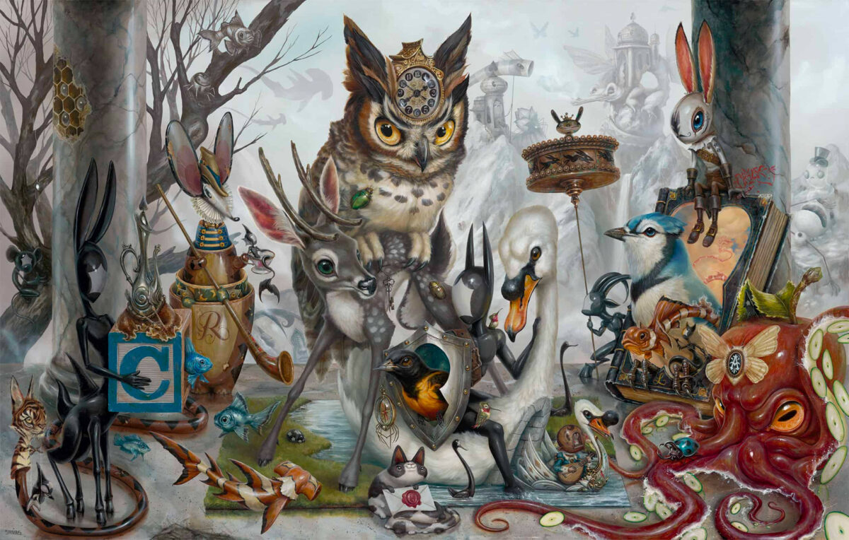 Surreal And Allegorical Acrylic Paintings By Greg Simkins 1