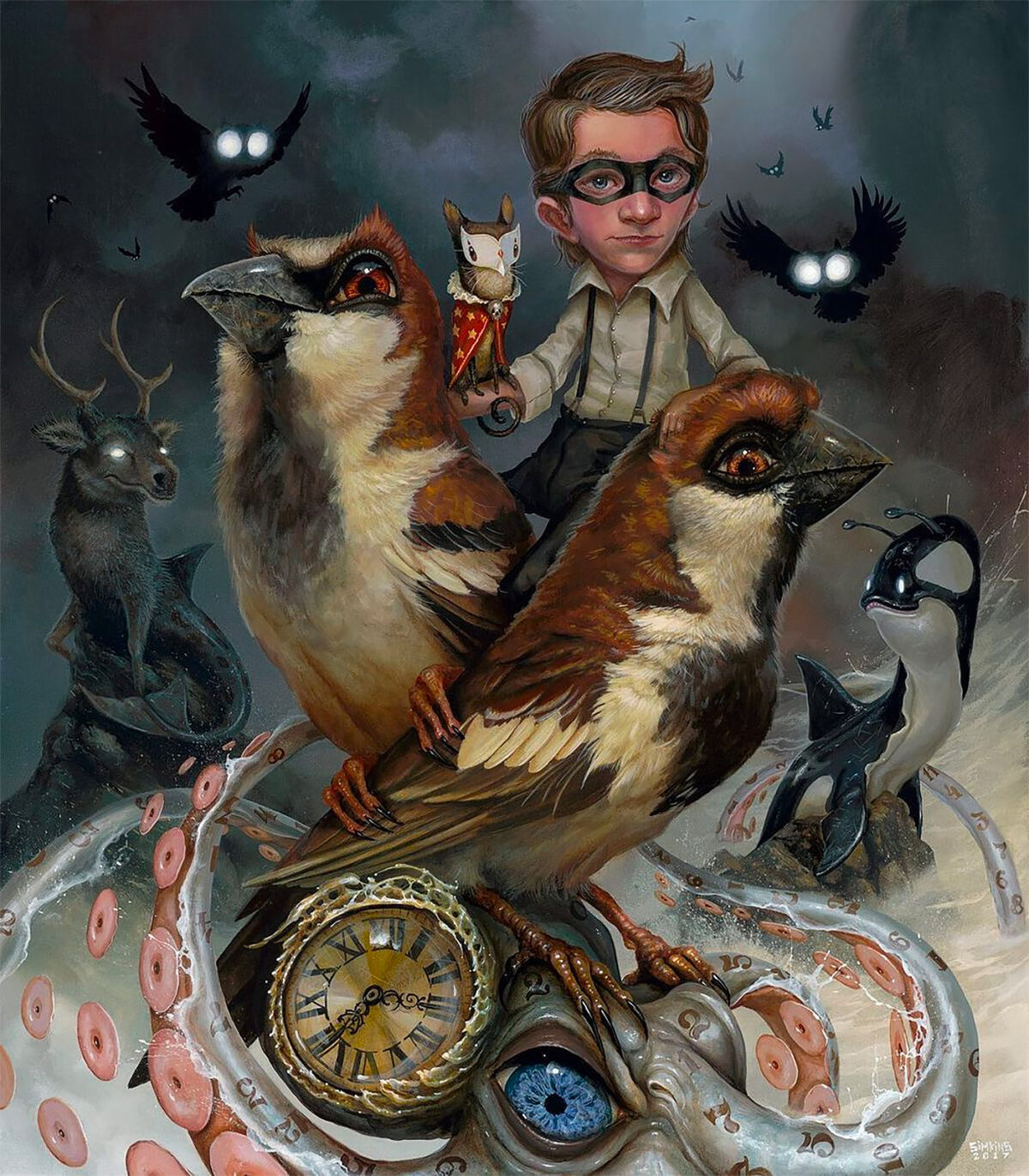 Surreal And Allegorical Acrylic Paintings By Greg Simkins 16
