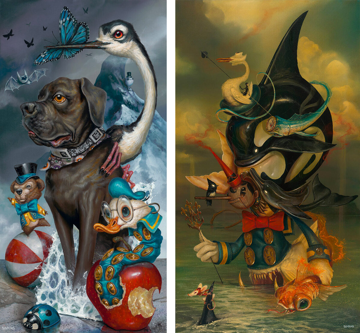 Surreal And Allegorical Acrylic Paintings By Greg Simkins 18