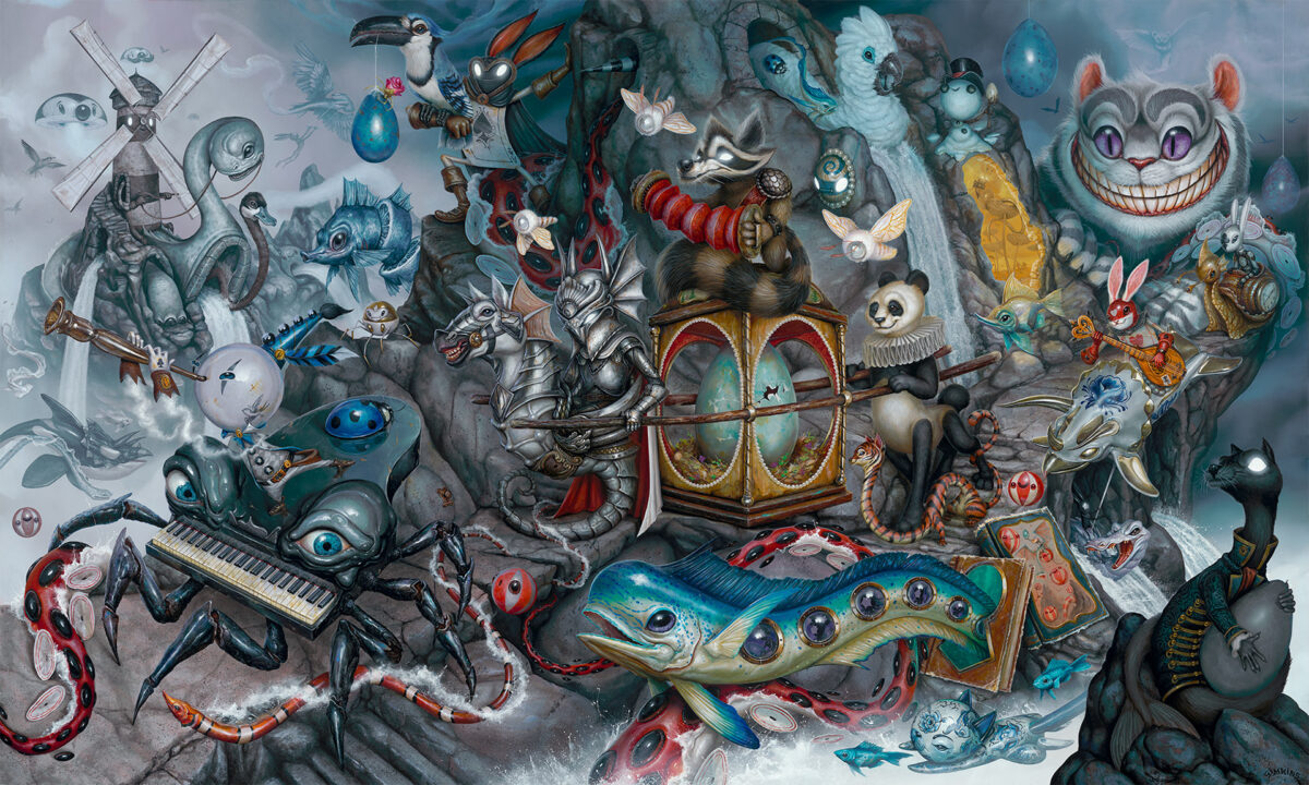 Surreal And Allegorical Acrylic Paintings By Greg Simkins 3