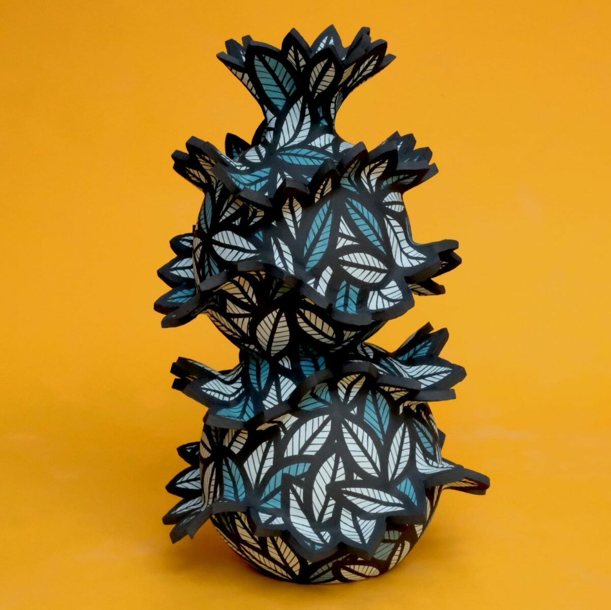 Vibrant Art Pieces That Fuse Ceramics With Drawings By Ariana Heinzman 11