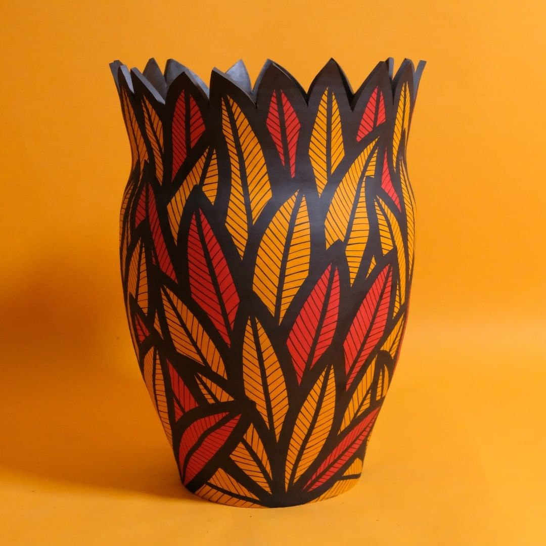 Vibrant Art Pieces That Fuse Ceramics With Drawings By Ariana Heinzman 2