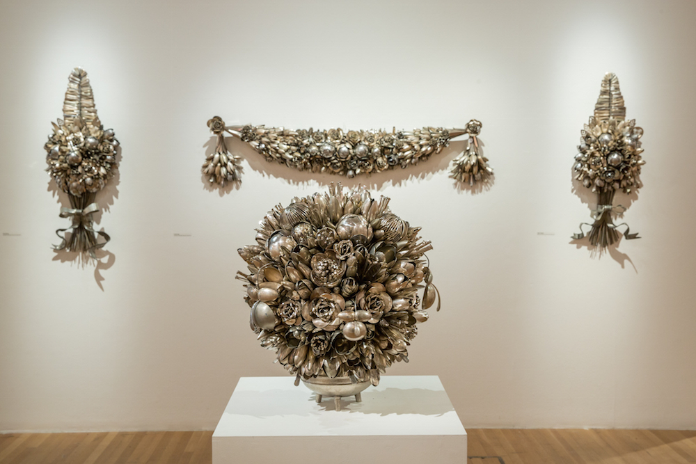 Amazingly Intricate Metal Bouquets Made Of Spare Utensils By Ann Carrington 11