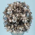 Amazingly intricate metal bouquets made of spare utensils by Ann Carrington