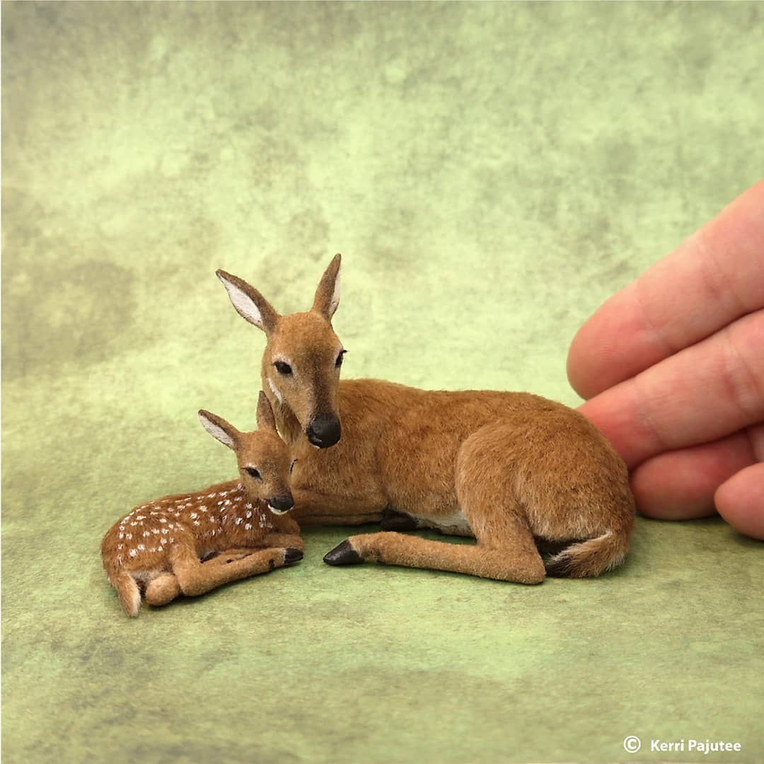 Amazingly Realistic Miniature Animal Sculptures By Kerri Pajutee (21)