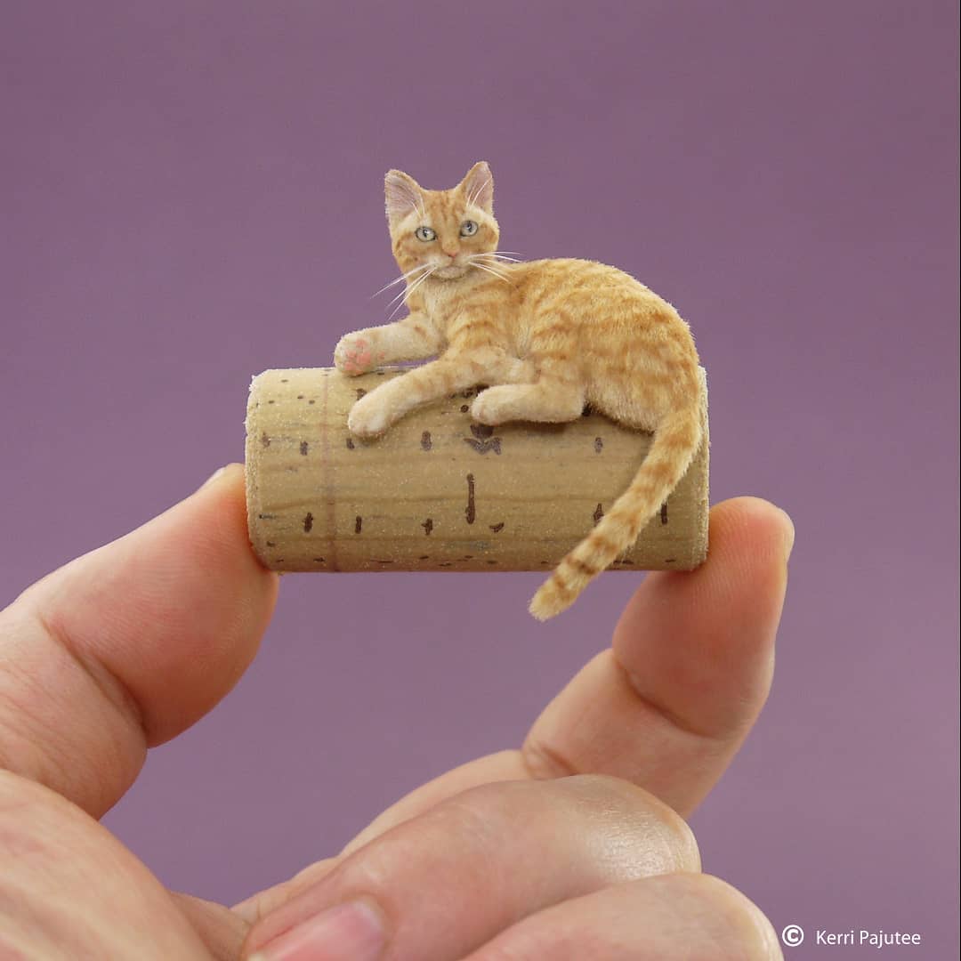 Amazingly Realistic Miniature Animal Sculptures By Kerri Pajutee (22)