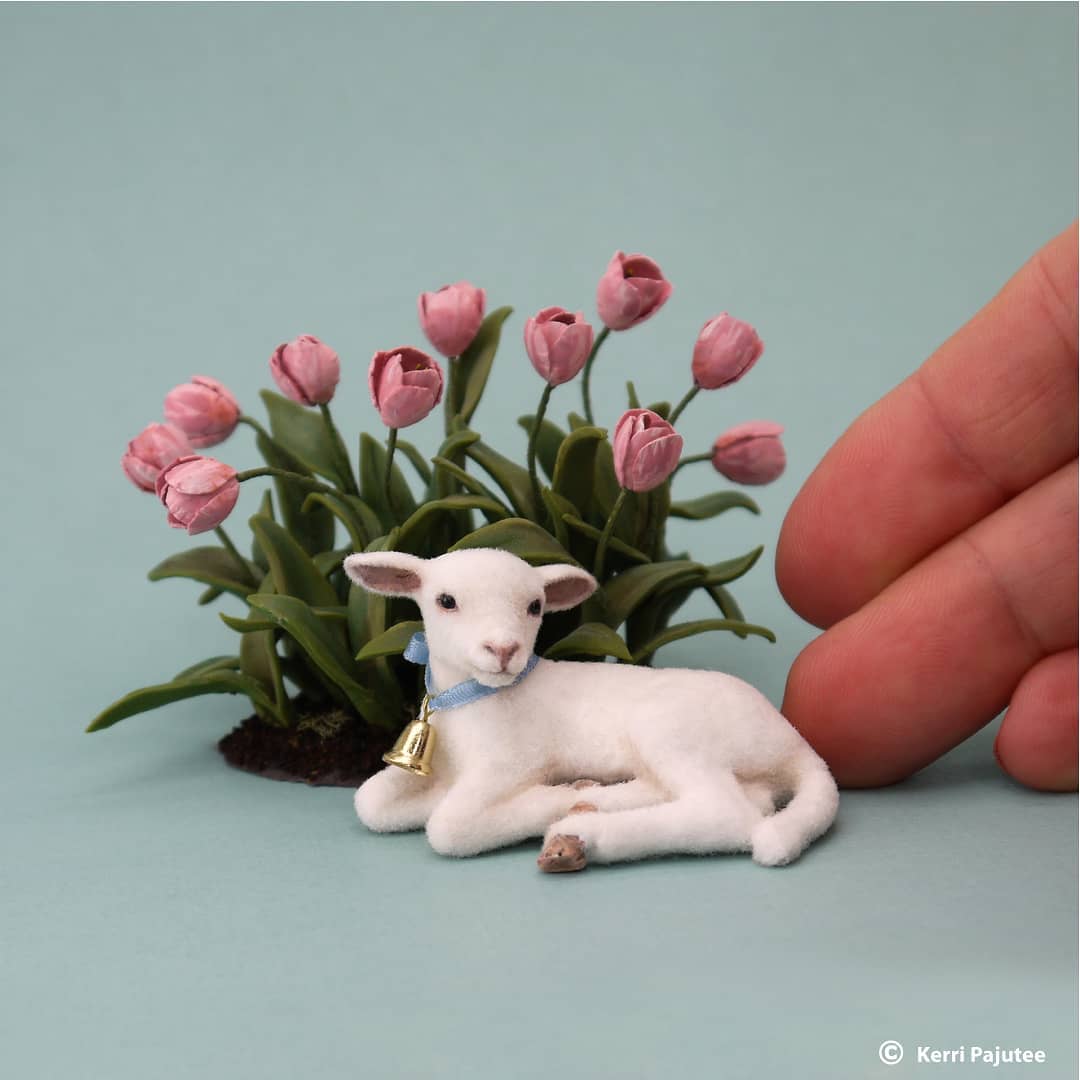 Amazingly Realistic Miniature Animal Sculptures By Kerri Pajutee (26)