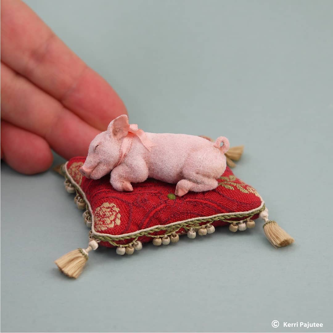 Amazingly Realistic Miniature Animal Sculptures By Kerri Pajutee (27)