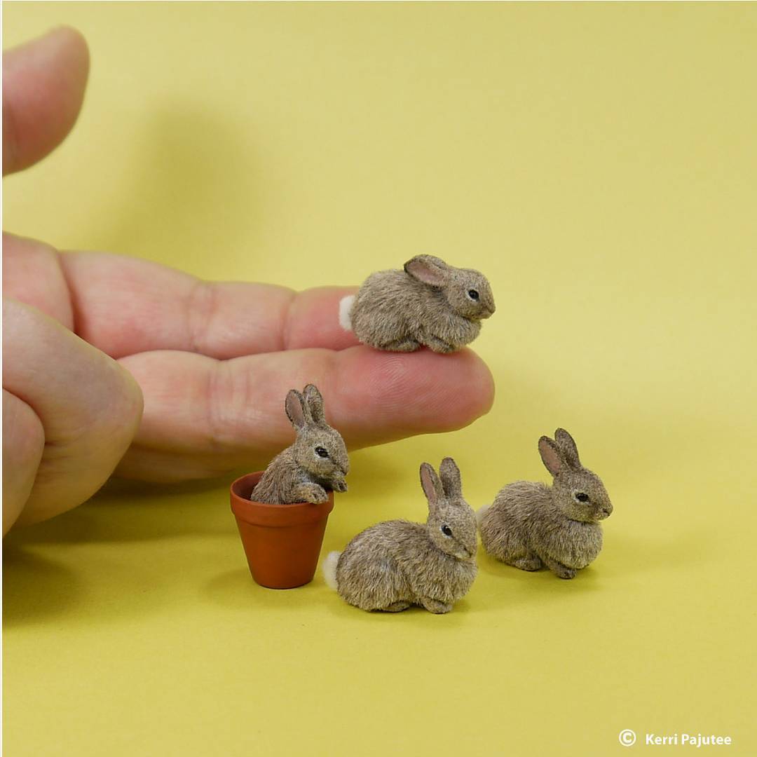 Amazingly Realistic Miniature Animal Sculptures By Kerri Pajutee (4)