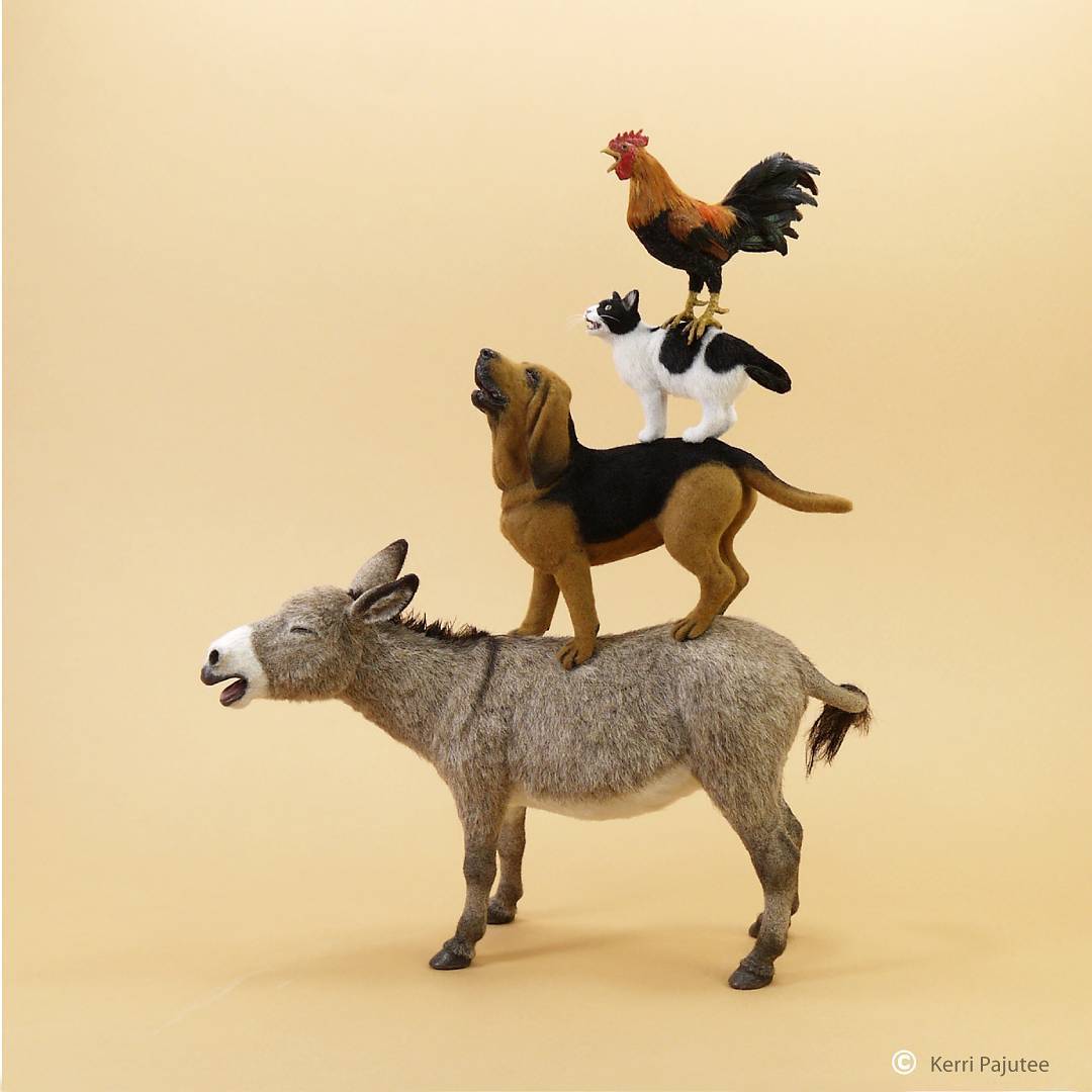 Amazingly Realistic Miniature Animal Sculptures By Kerri Pajutee (9)