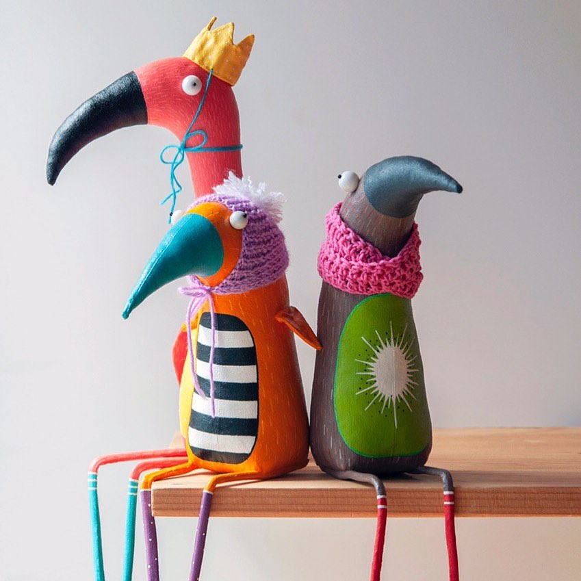 Colorful Handmade Toys Of Quirky Creatures By Lidiya Marinchuk (16)