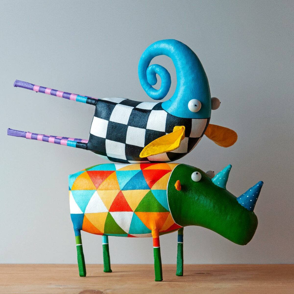 Colorful Handmade Toys Of Quirky Creatures By Lidiya Marinchuk (19)