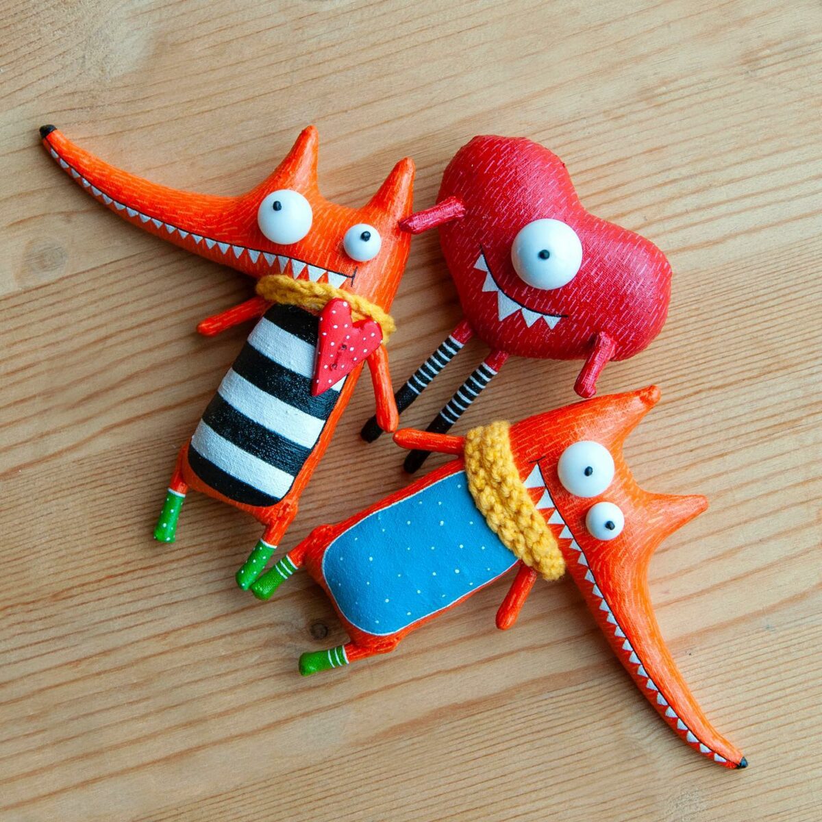Colorful Handmade Toys Of Quirky Creatures By Lidiya Marinchuk (20)