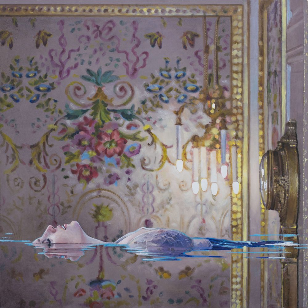 Dream Of Freedom Breathtaking Surrealistic Paintings Of Figures Floating In Flooded Rooms By Ivana Zivic 12