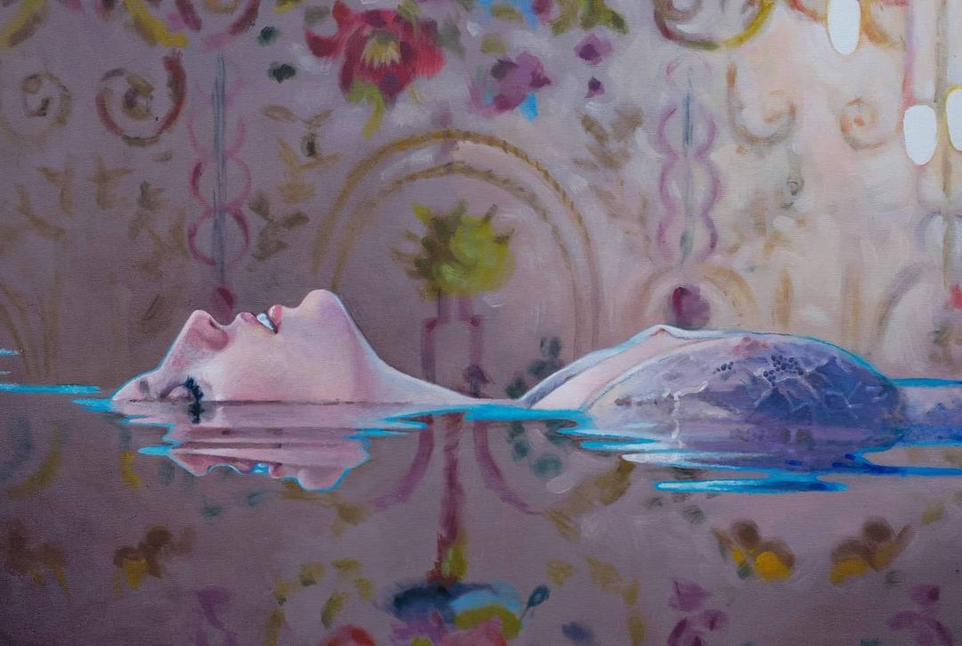 Dream Of Freedom Breathtaking Surrealistic Paintings Of Figures Floating In Flooded Rooms By Ivana Zivic 7
