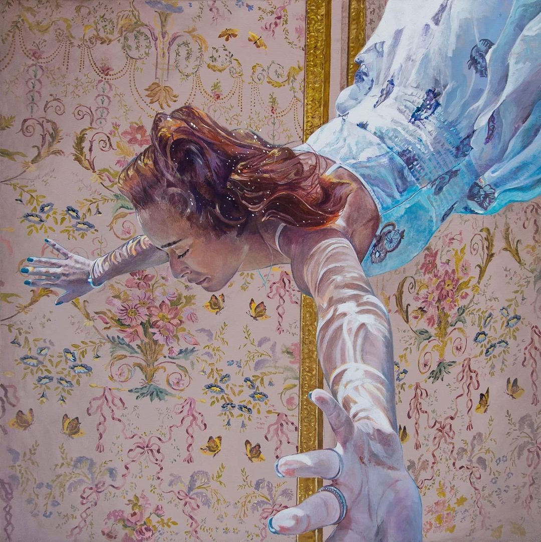 Dream Of Freedom Breathtaking Surrealistic Paintings Of Figures Floating In Flooded Rooms By Ivana Zivic 9