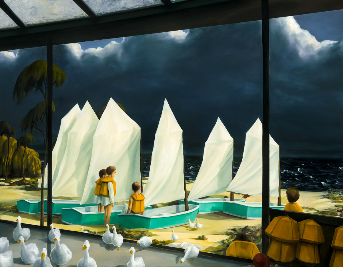 Everyday Life Surrealism Mesmerizing Surreal Paintings By Simon Dahlgren Strååt (1)