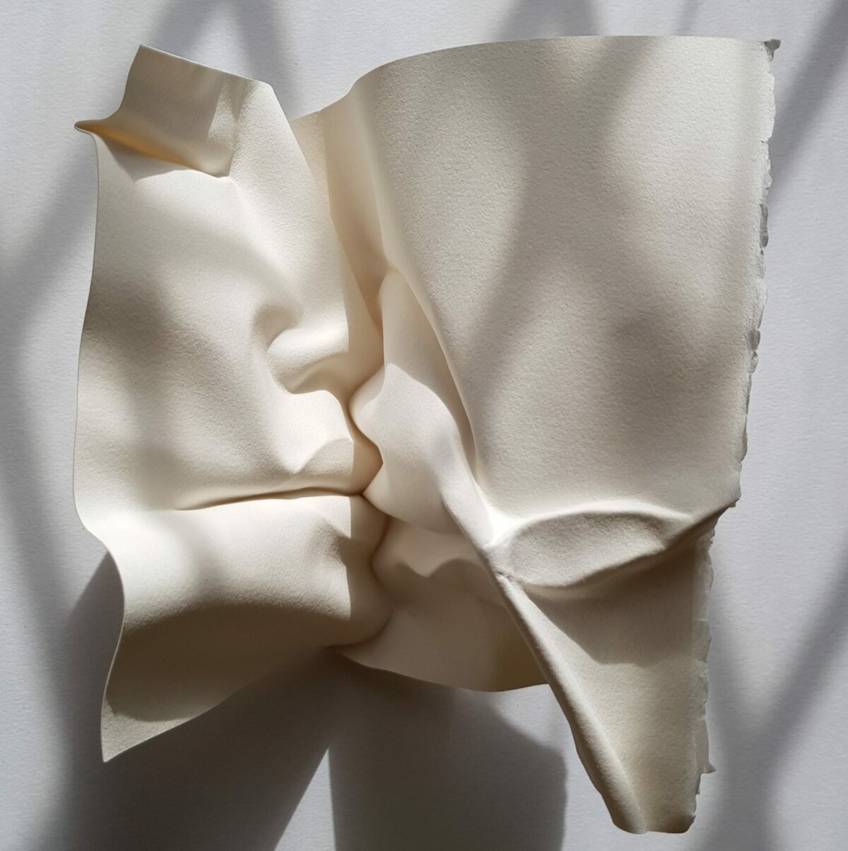 Fascinating Facial Sculptures Made From Folded Paper Sheets By Polly Verity (16)