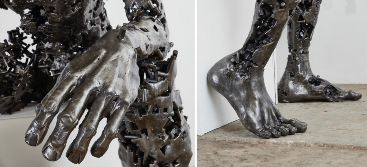 Fragmented Figures Awesome Steel Sculptures By Regardt Van Der Meulen (10)